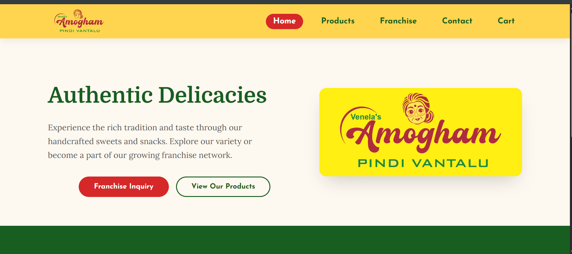 Amogham Pindi Vantalu